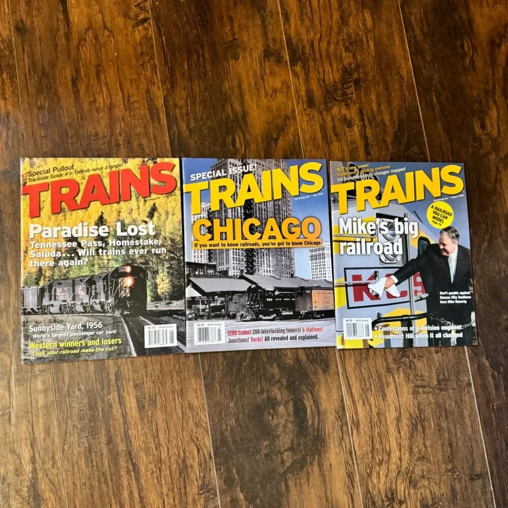 Lot Of 19 Trains Magazine 2003-2007 Featuring Railway Stories Locomotives & More